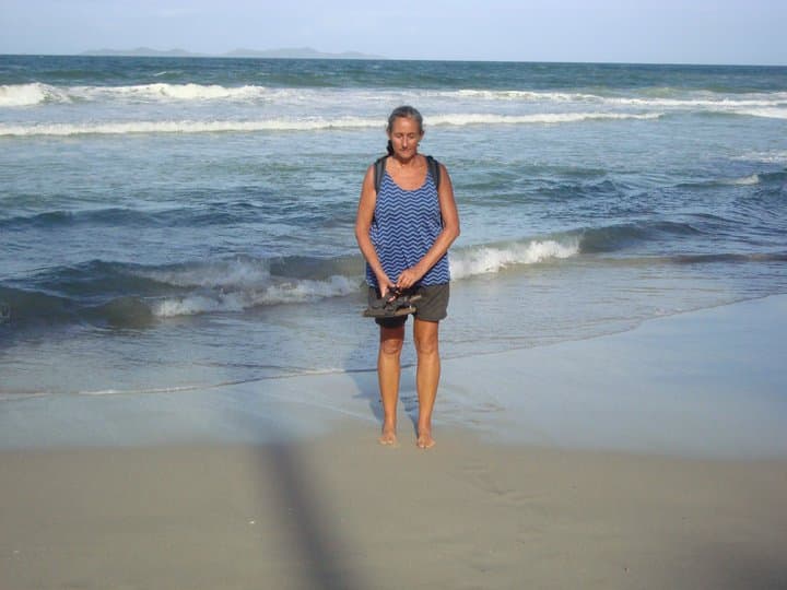Karin i sanden