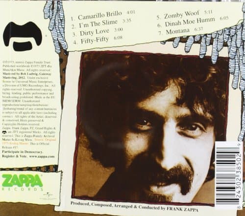 Frank Zappa närbild camarillo brillo