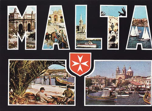 Malta vykort