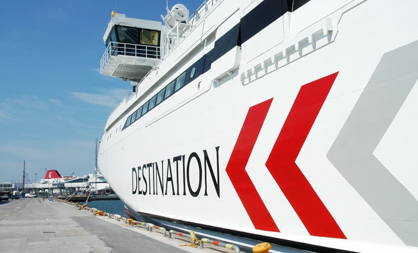 Destination Gotland färjor i hamn