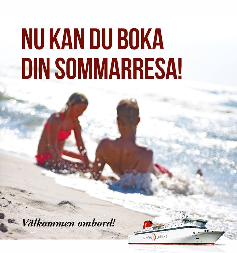 Destination Gotland nu kan du boka