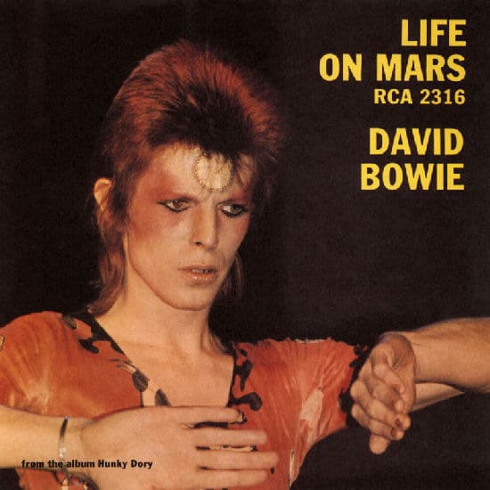 David Bowie Life on Mars singel