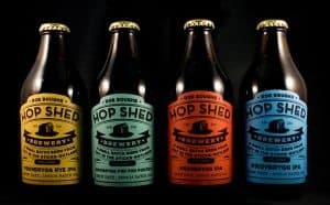 Hop shed flaskor