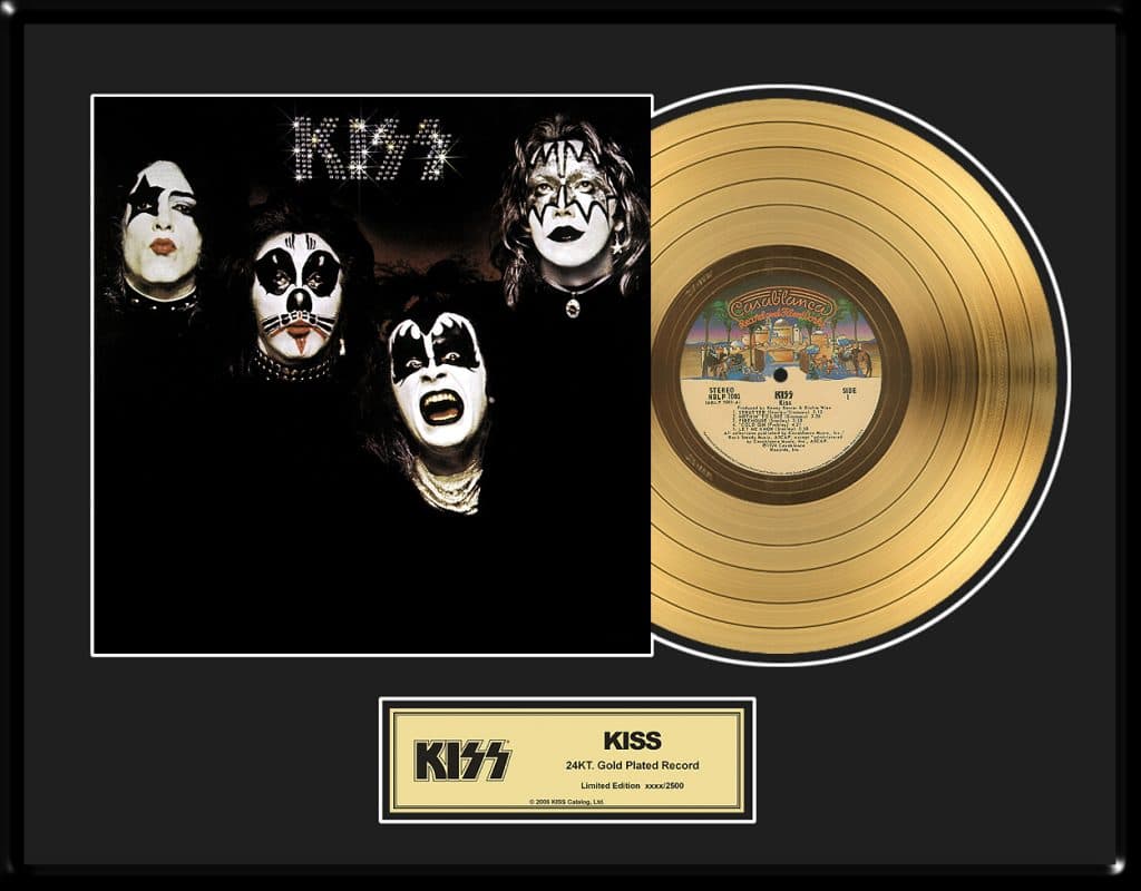Kiss first gold album